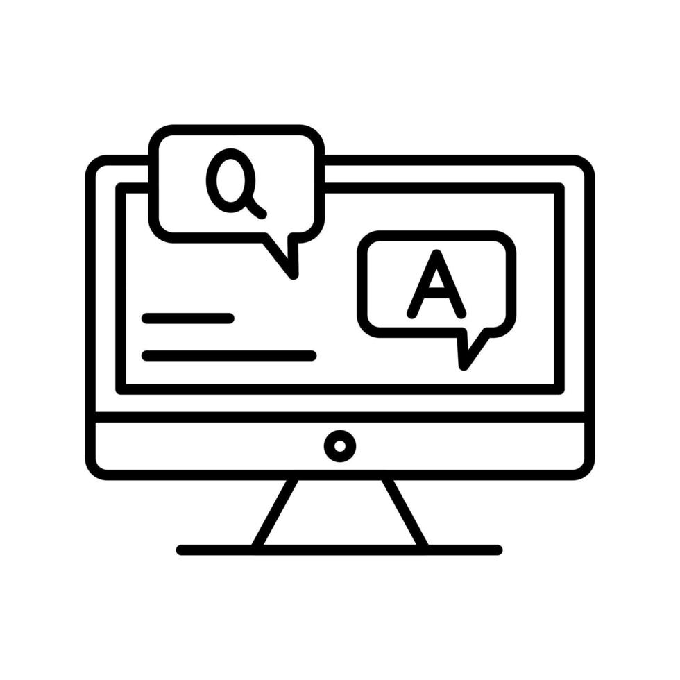 Faq Vector Icon