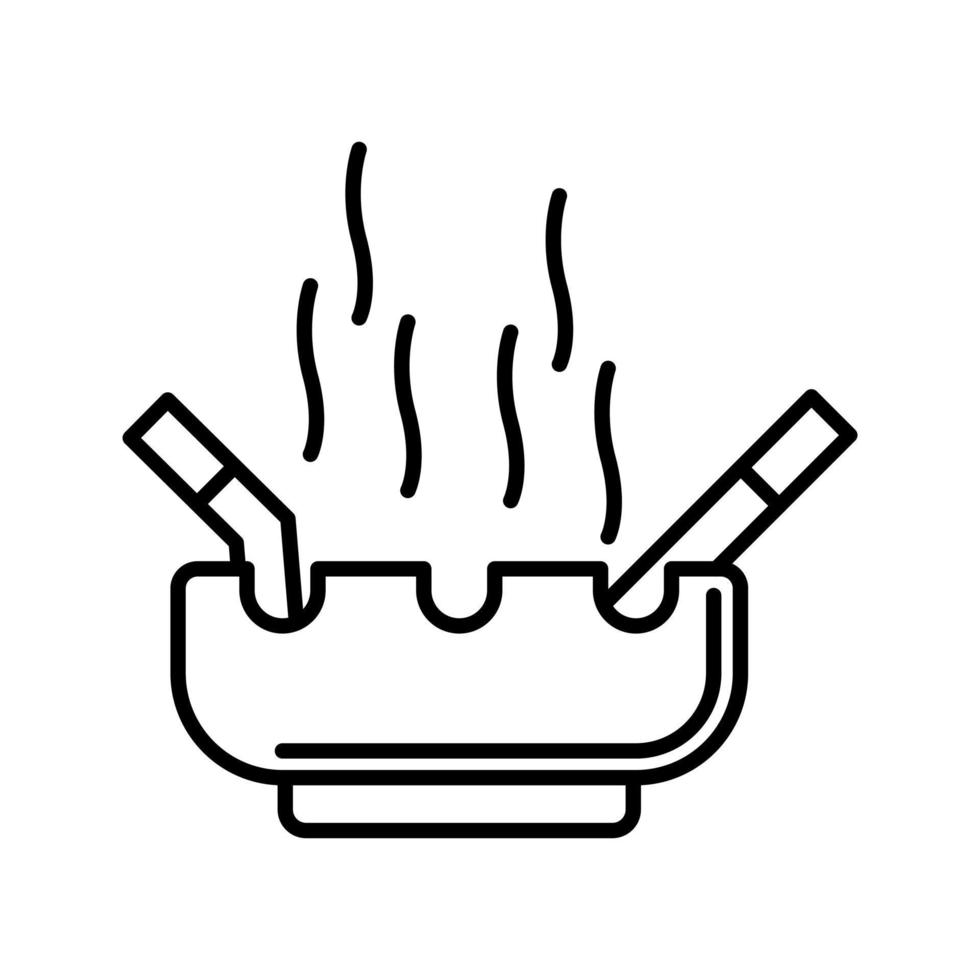 Ashtray Vector Icon