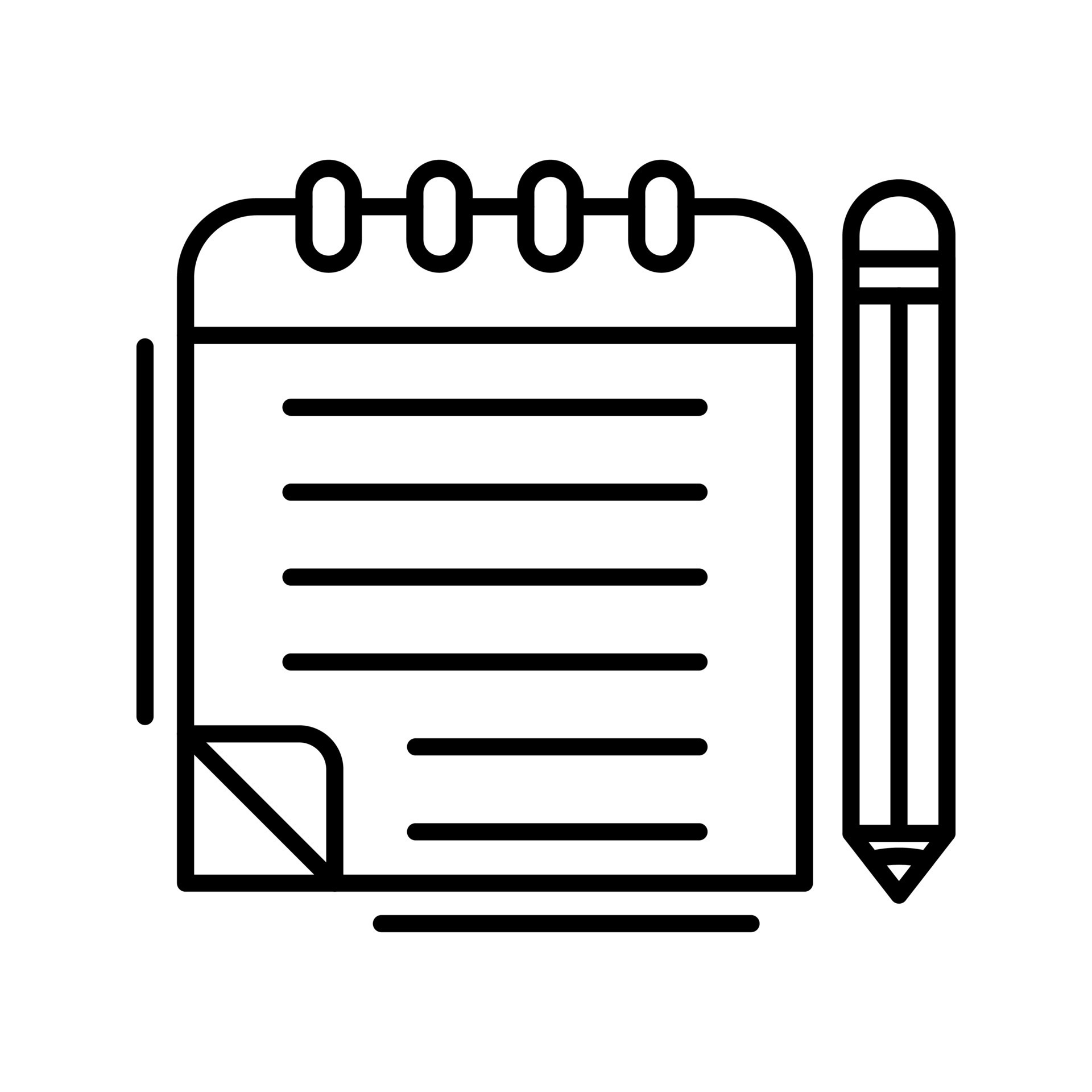 Notepad Vector Icon 14654650 Vector Art at Vecteezy