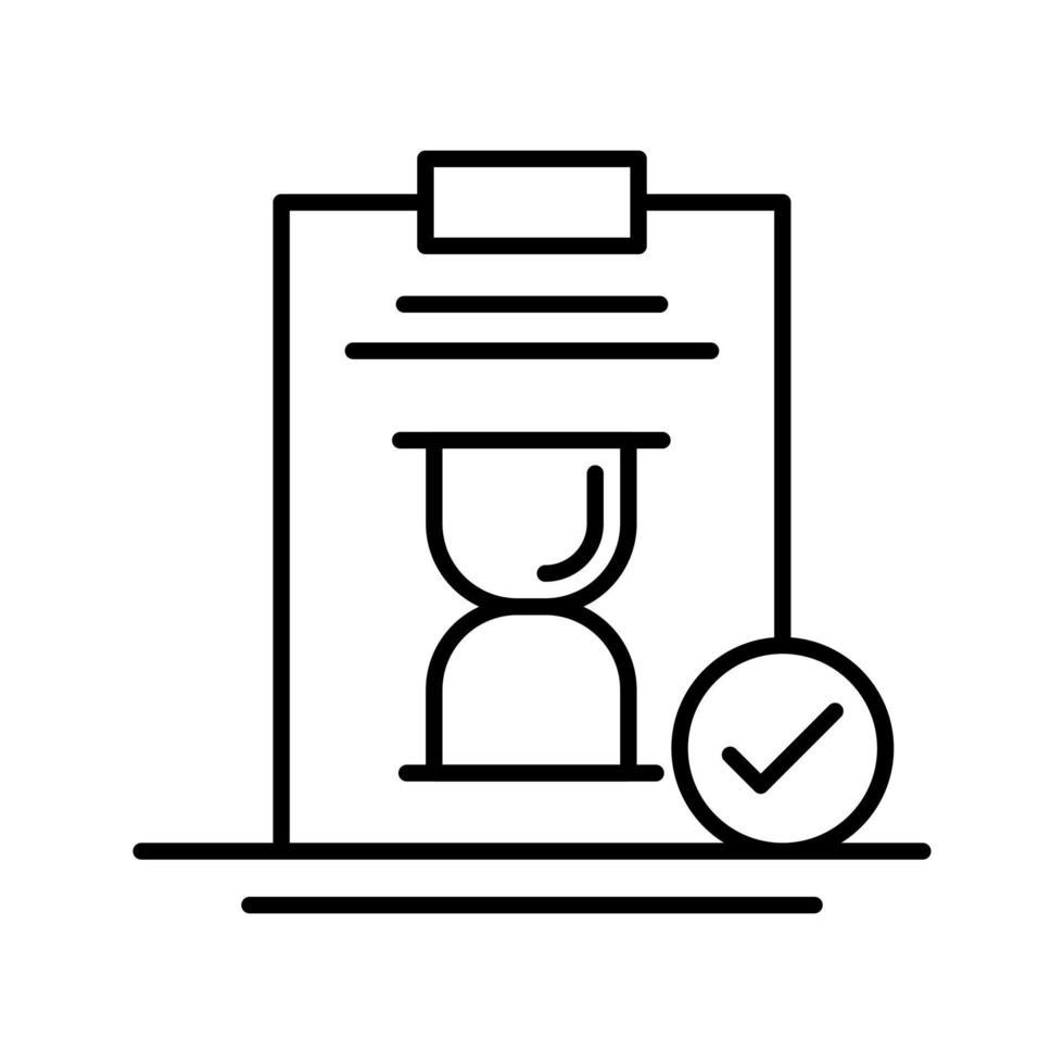 icono de vector de reloj de arena