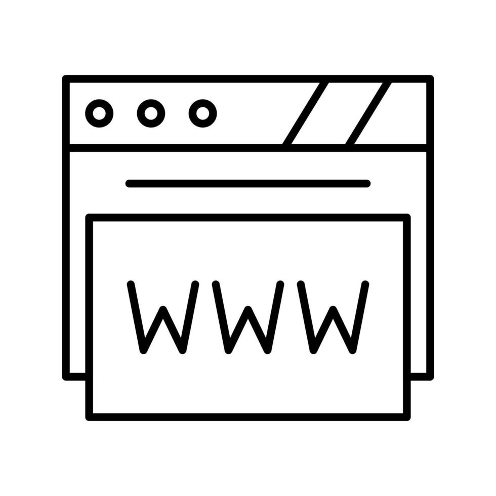 Web Browser Vector Icon