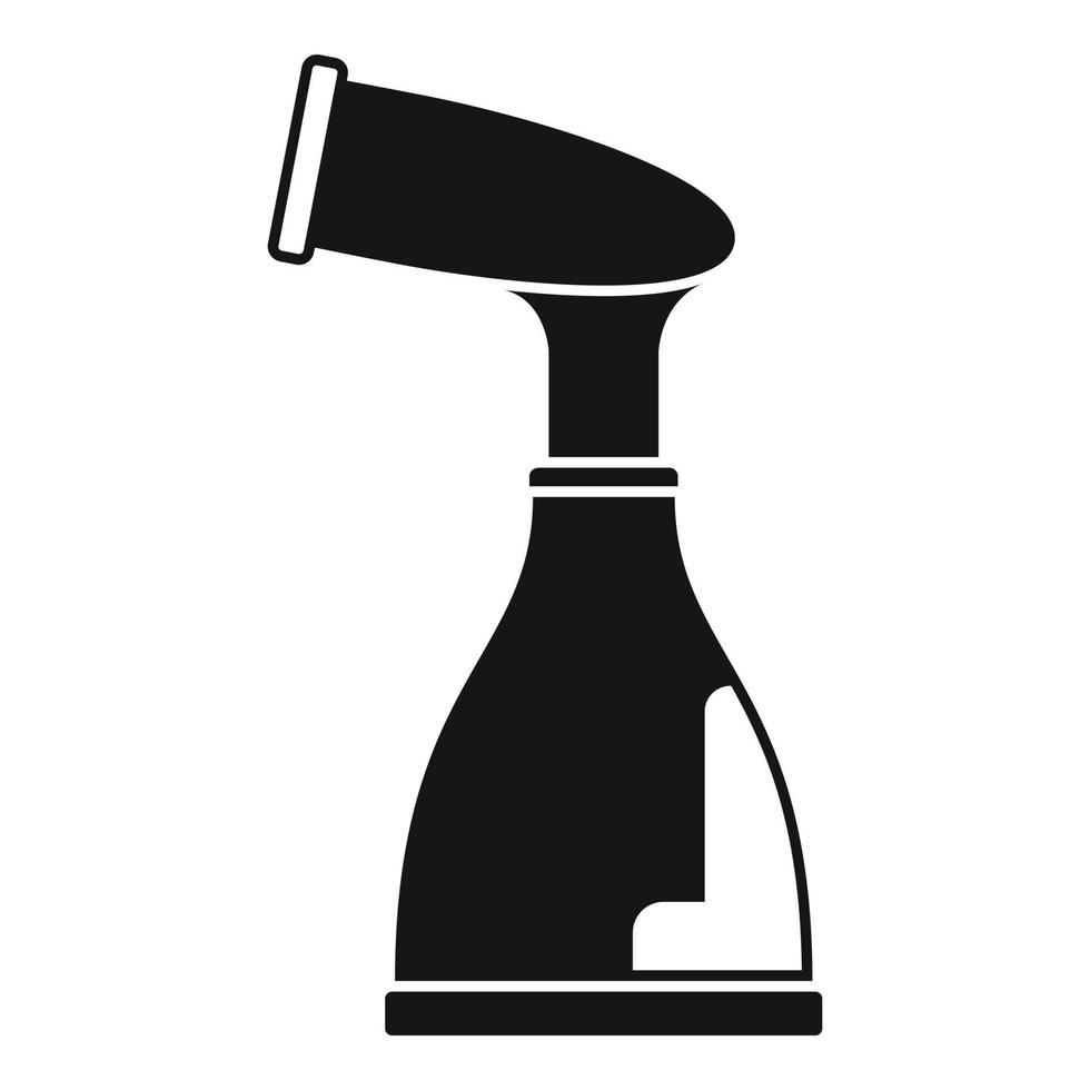 Portable steam cleaner icon, simple style vector