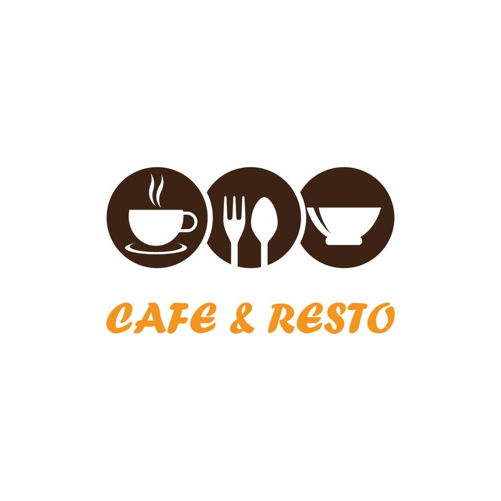 Cafe and resto logo vector