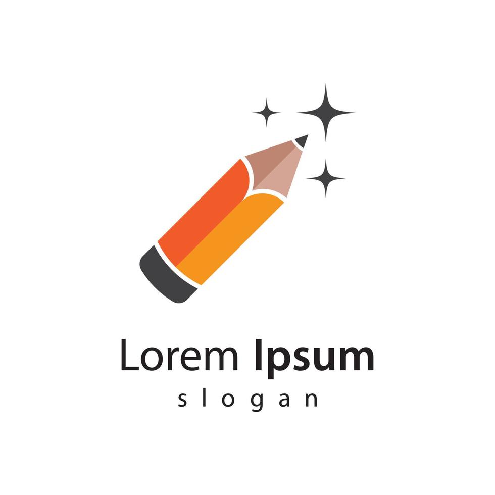 Pencil logo images vector