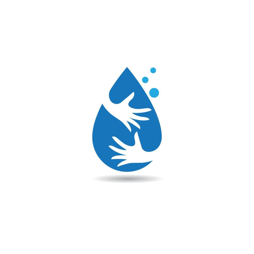 Save water logo vector