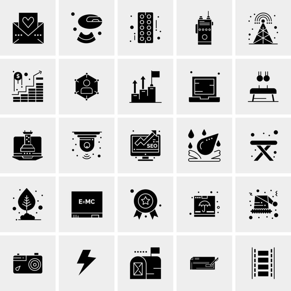 25 Universal Business Icons Vector Creative Icon Illustration to use in web and Mobile Related project