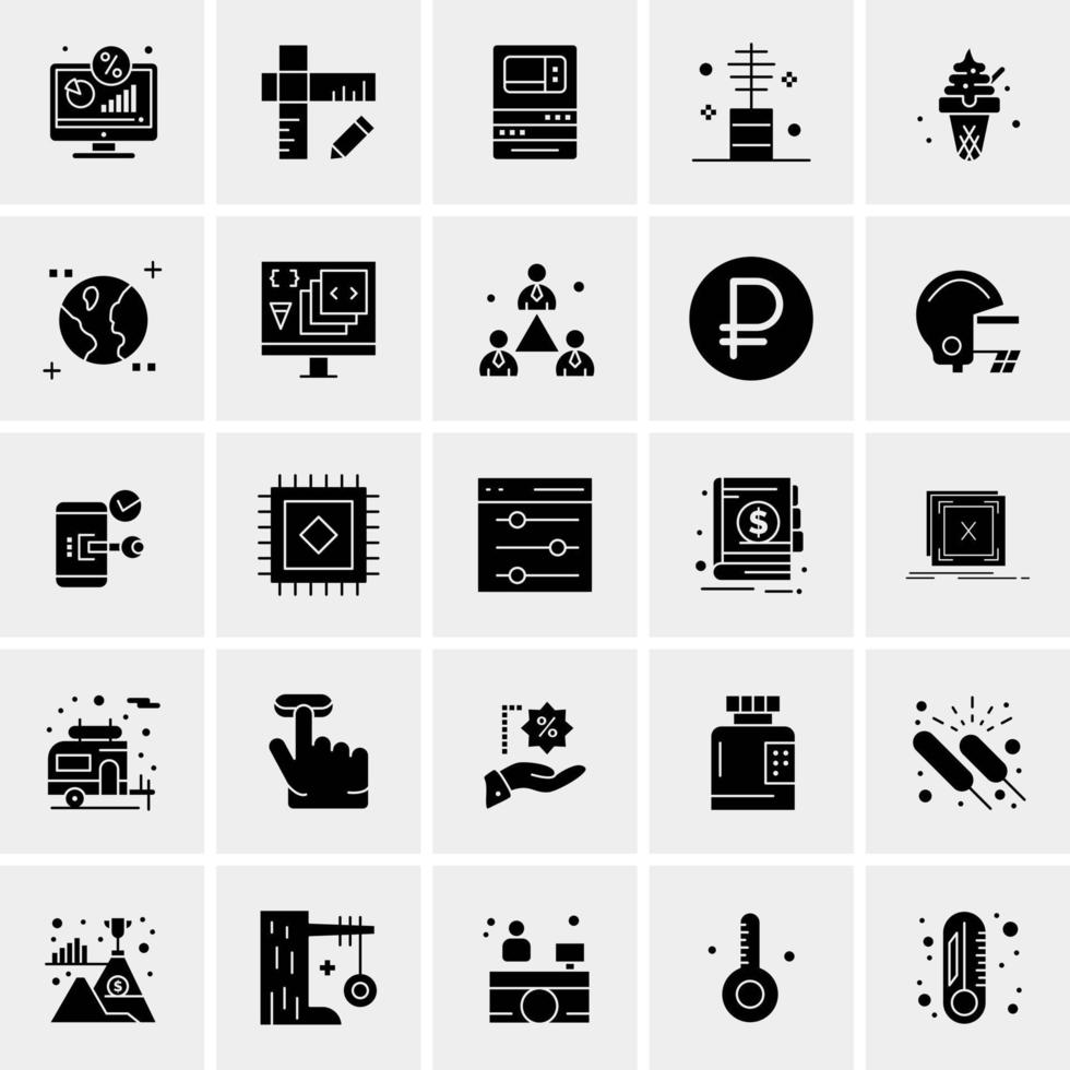 25 Universal Business Icons Vector Creative Icon Illustration to use in web and Mobile Related project