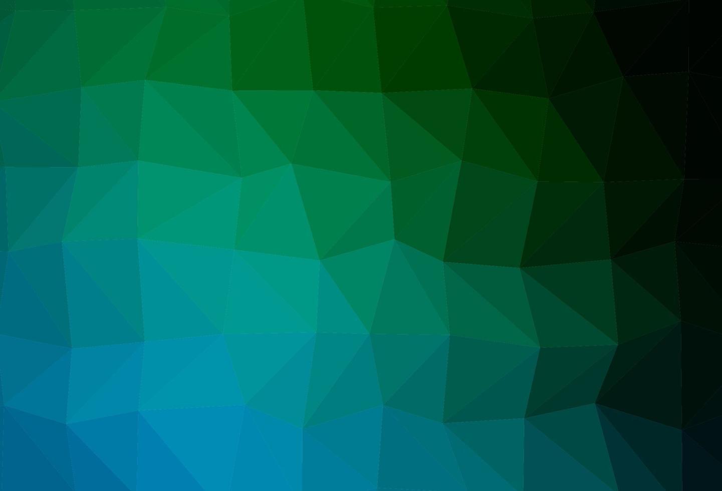 textura de poli baja vector azul oscuro, verde.