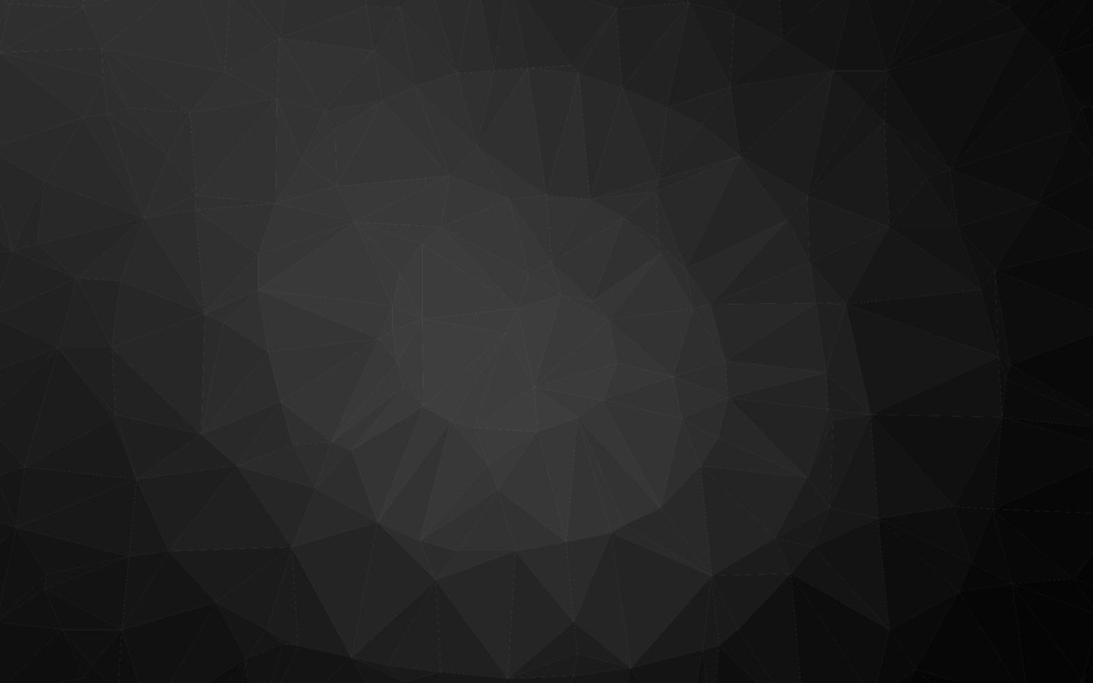 Dark Silver, Gray vector blurry triangle pattern.