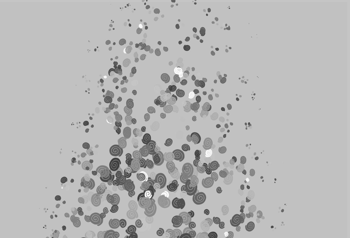 Light Silver, Gray vector pattern with lamp shapes.