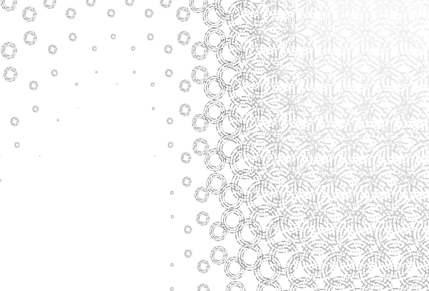 Light silver, gray vector pattern with spheres.
