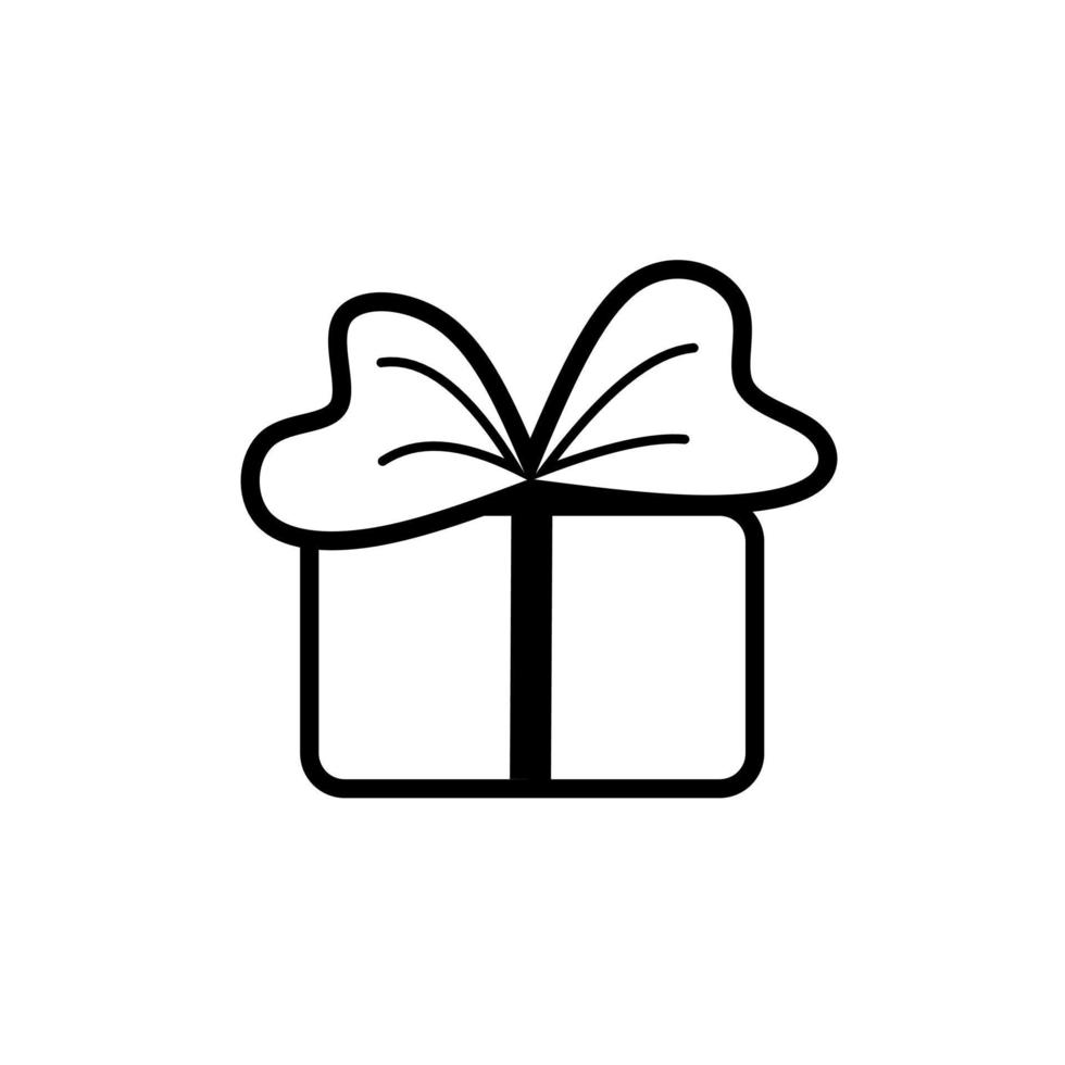 Gift icon vector