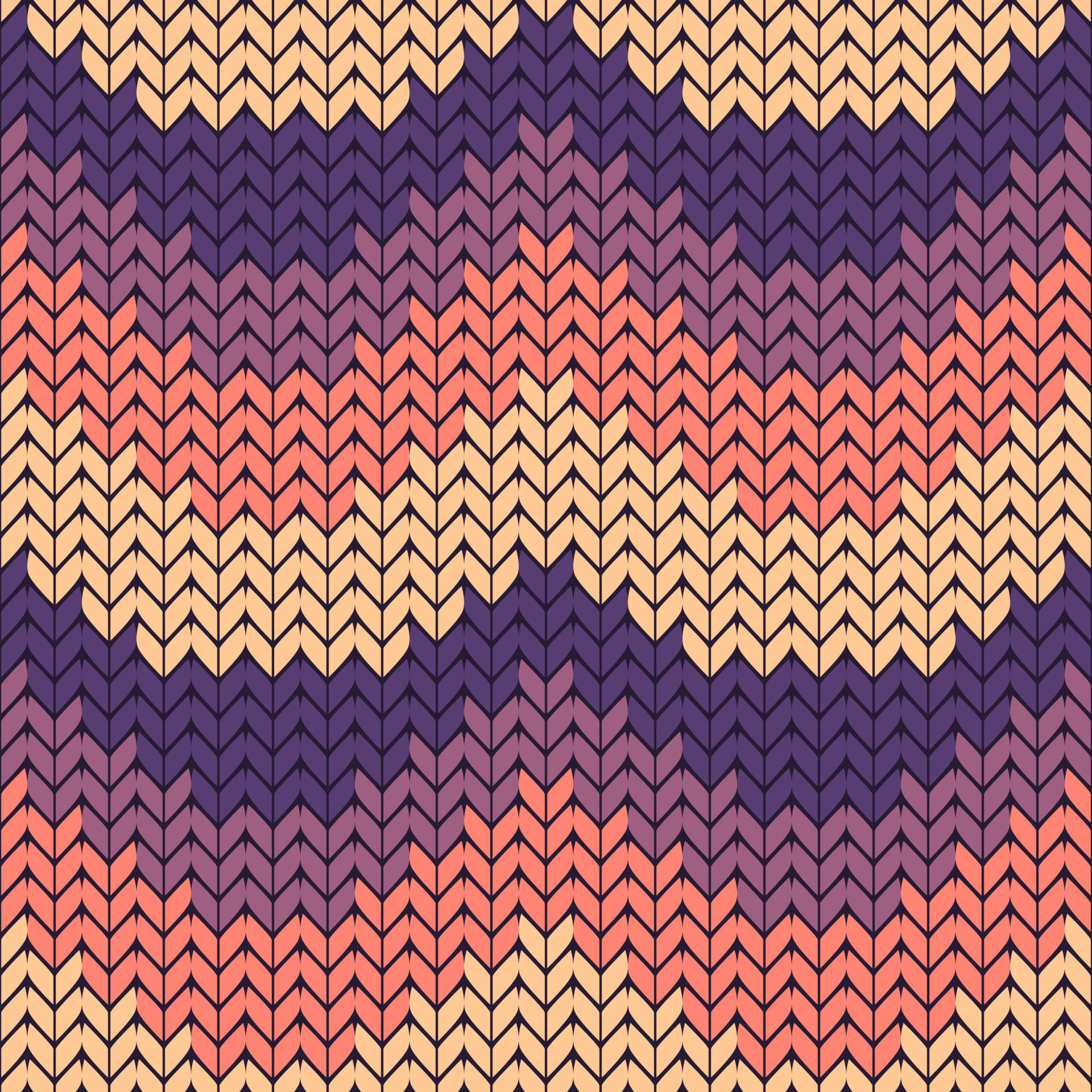 Seamless background with knitted pattern. Knitted fabric. knit stitch
