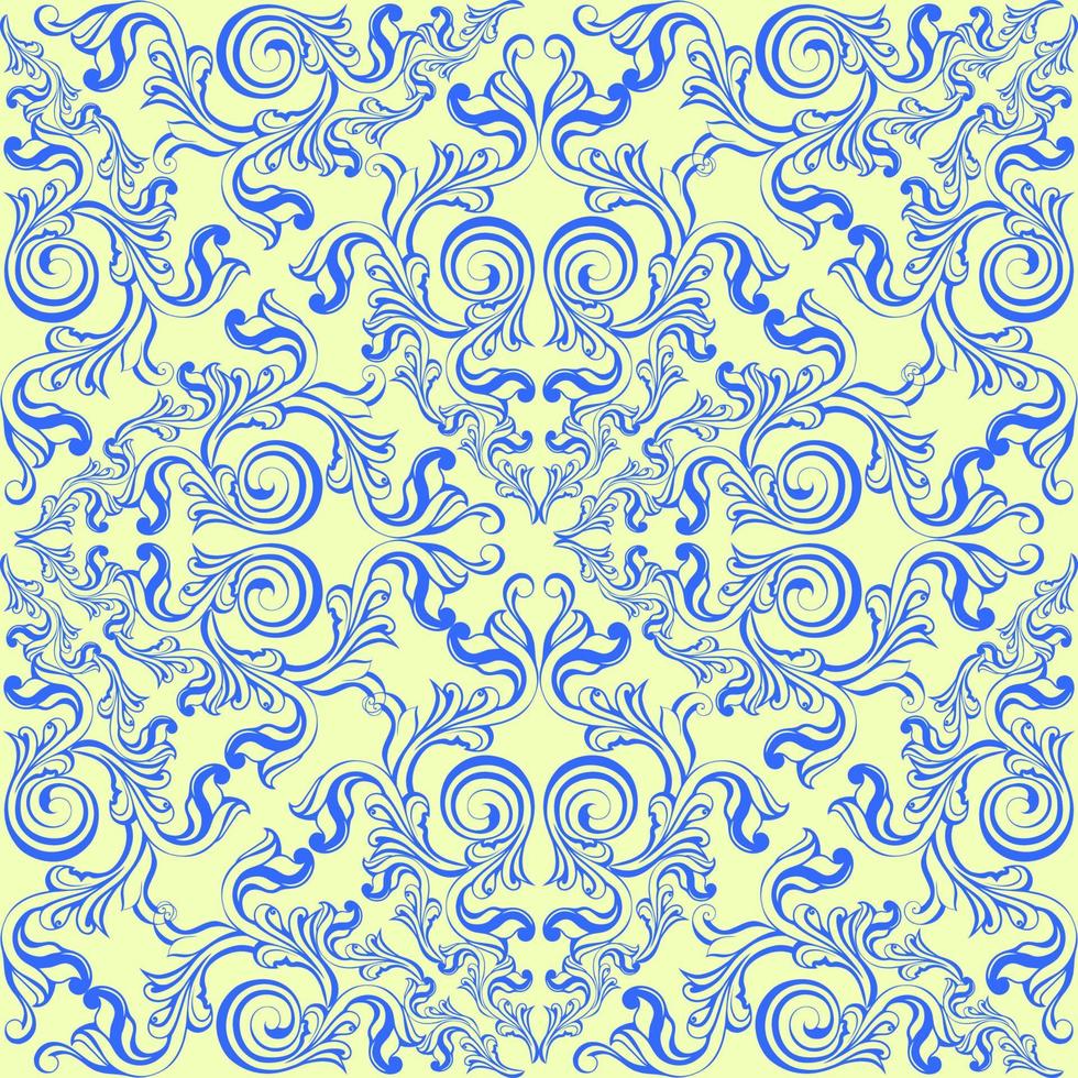 Vector damask vintage baroque scroll ornament swirl. Victorian monogram heraldic shield swirl. Retro floral leaf pattern border foliage antique  acanthus calligraphy engraved tattoo. seamless pattern