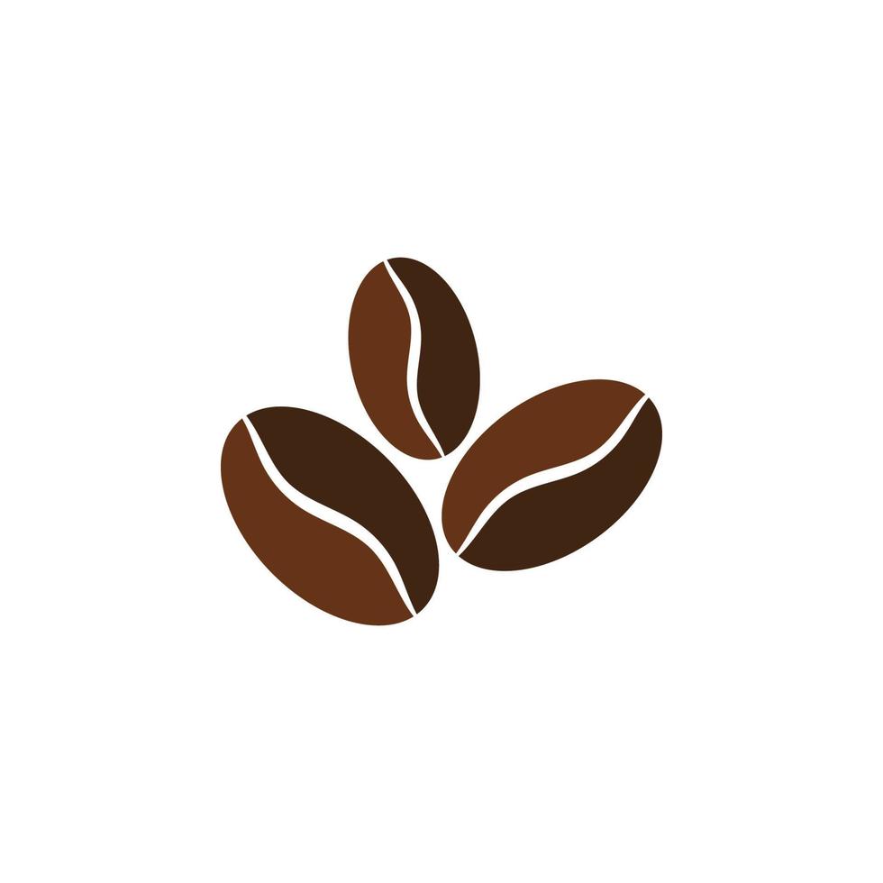 diseño de vector de icono de grano de café