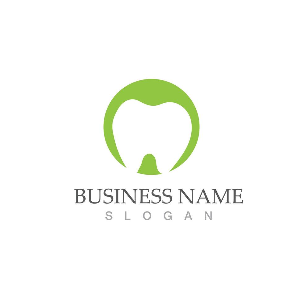 vector de plantilla de icono de logotipo dental