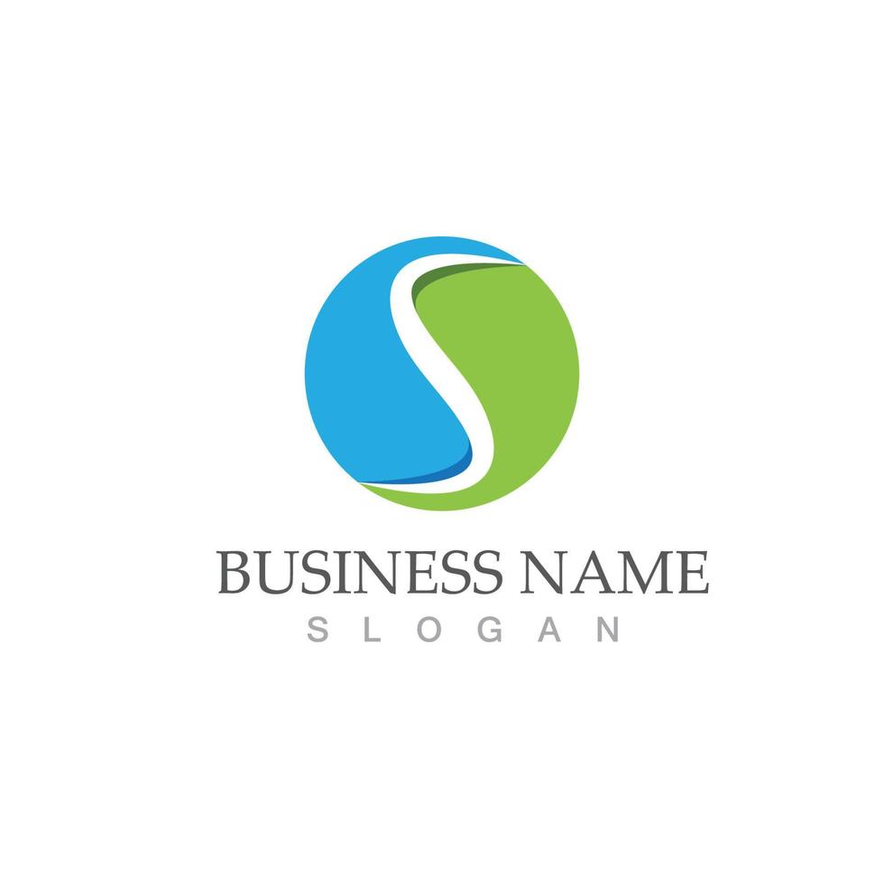 Business corporate S letter logo vector