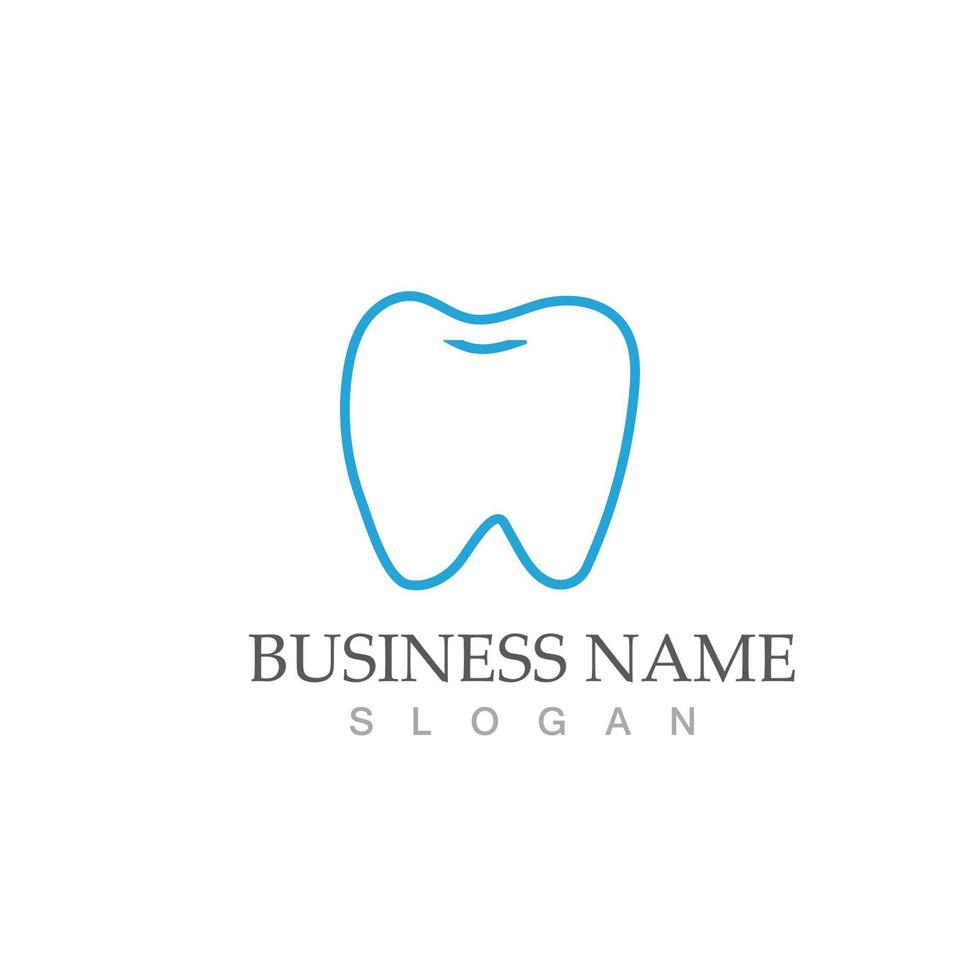 vector de plantilla de icono de logotipo dental