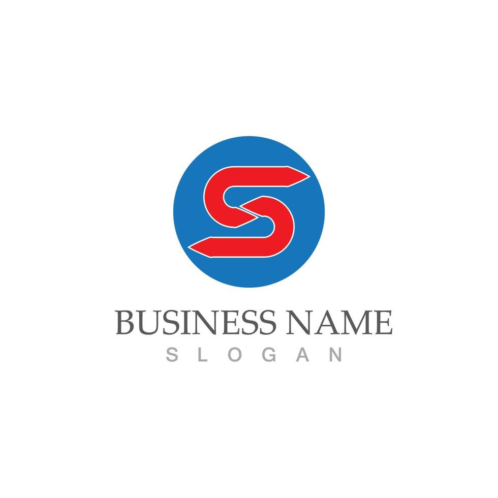 Business corporate S letter logo vector