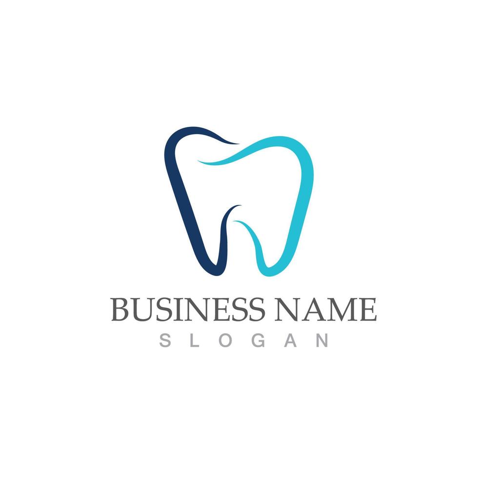 Dental logo icon template vector