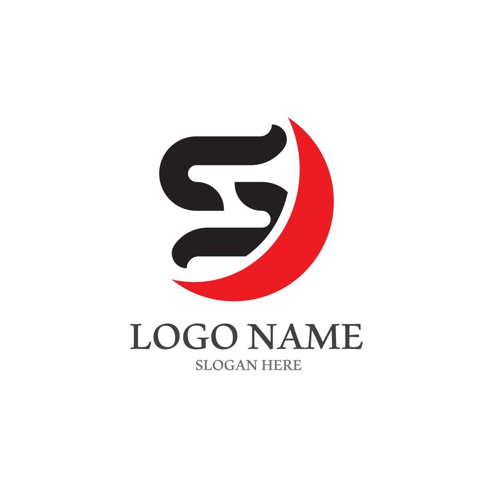 Business corporate S letter logo vector