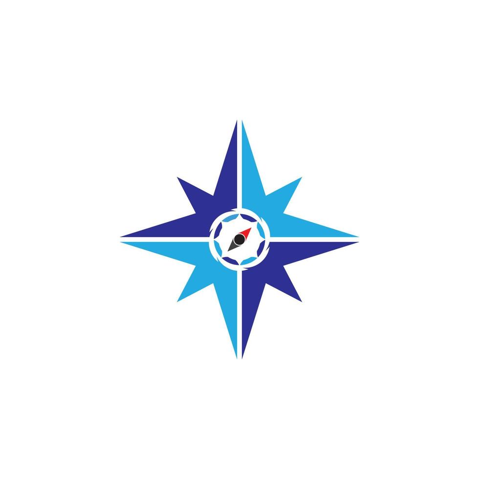 Compass logo template vector icon