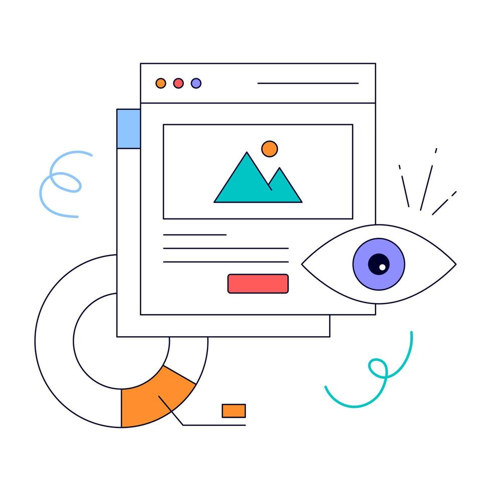 An animated design of Social Media vector