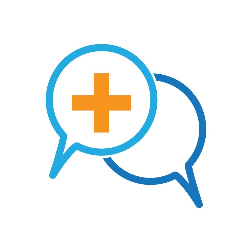 Medic consult logo images vector