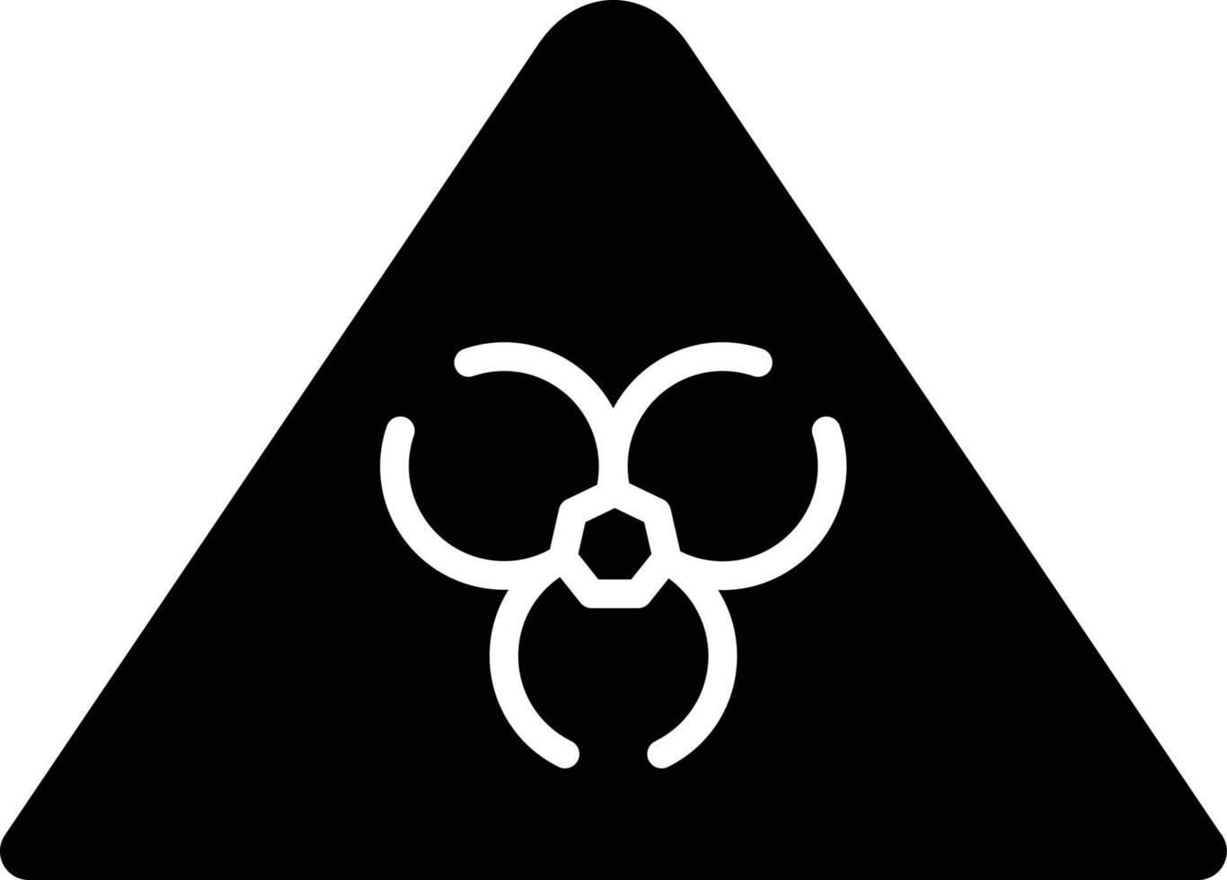 Dangerous Goods Glyph Icon vector