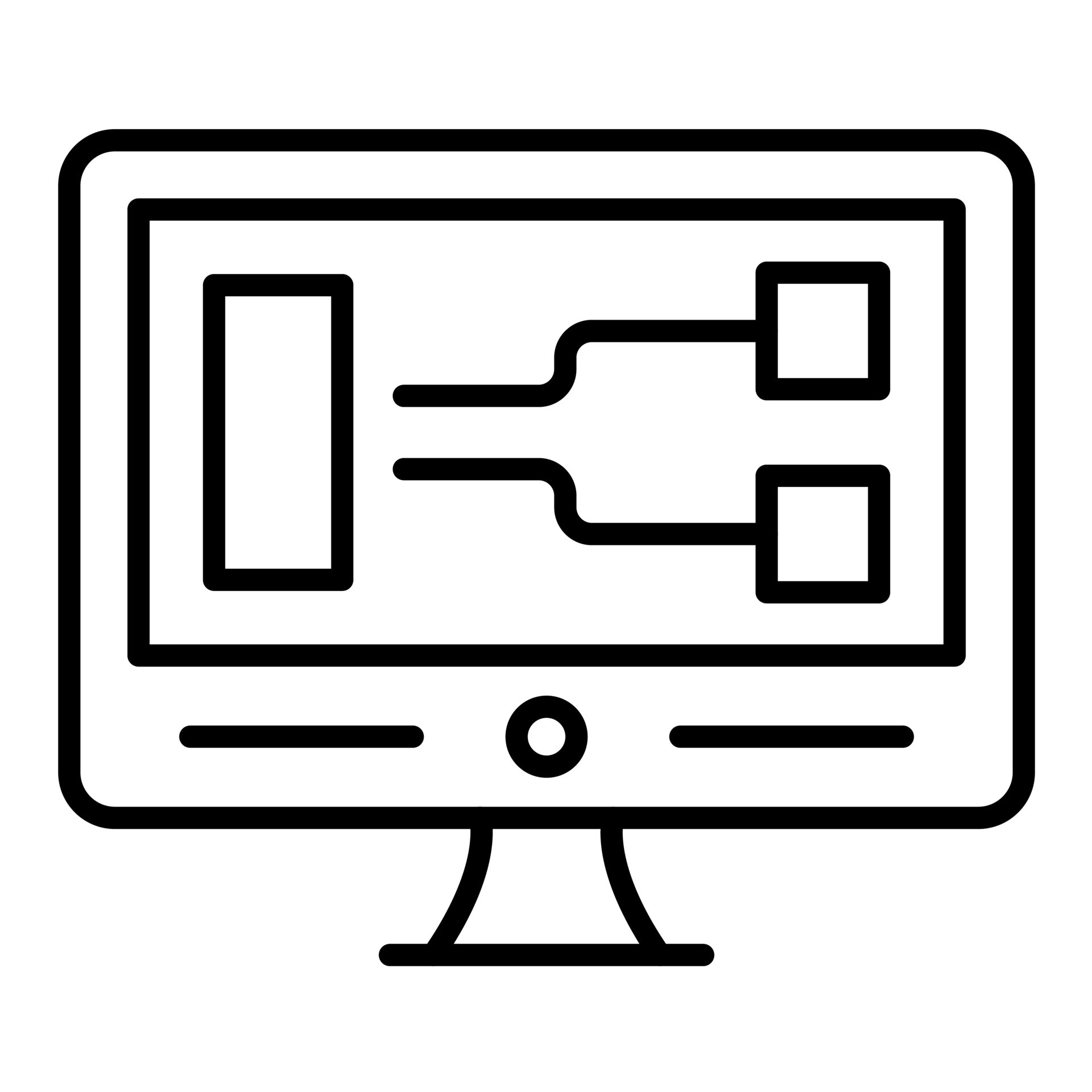 Visual Programming Line Icon 14660783 Vector Art at Vecteezy