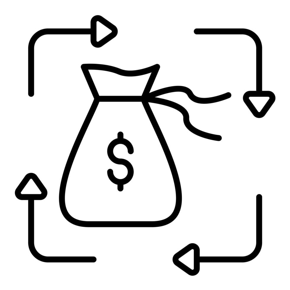 Line Of Credit Line Icon 14660835 Vector Art at Vecteezy