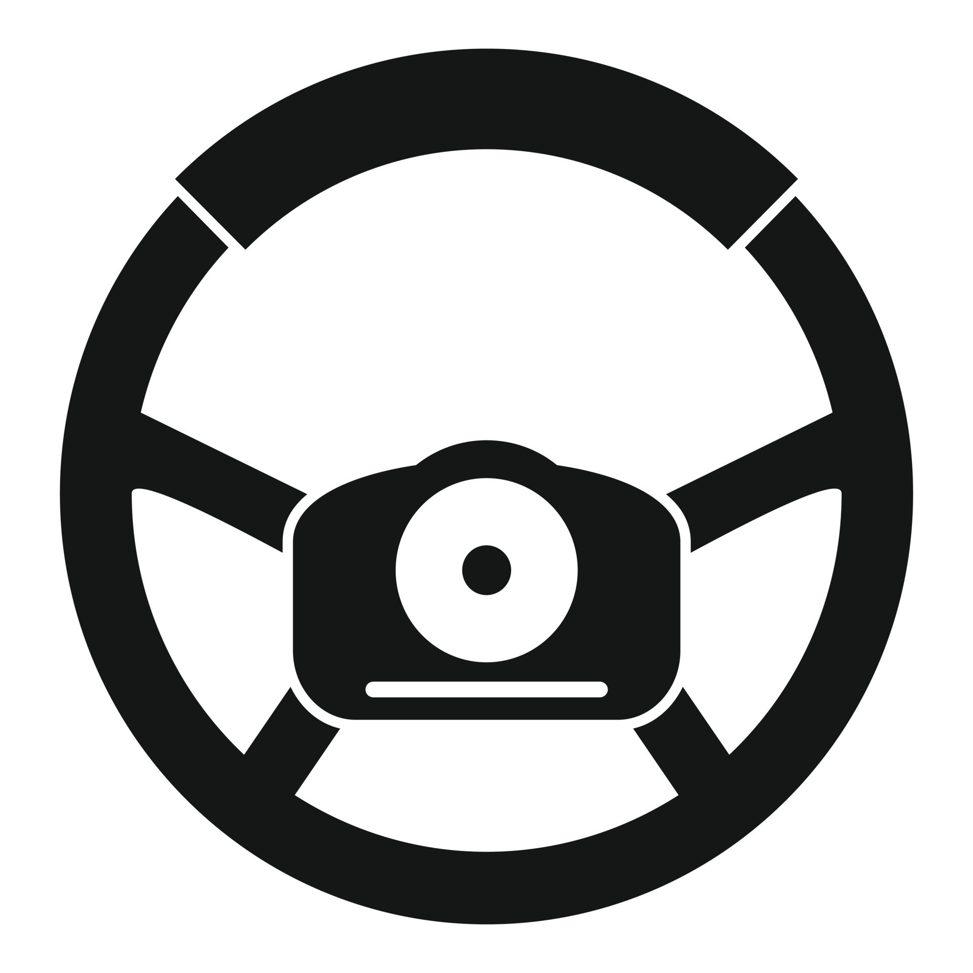 Handle steering wheel icon, simple style 14661013 Vector Art at Vecteezy