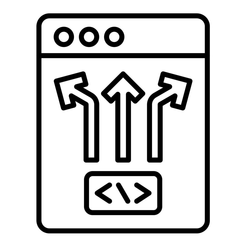 Flexibility Line Icon vector