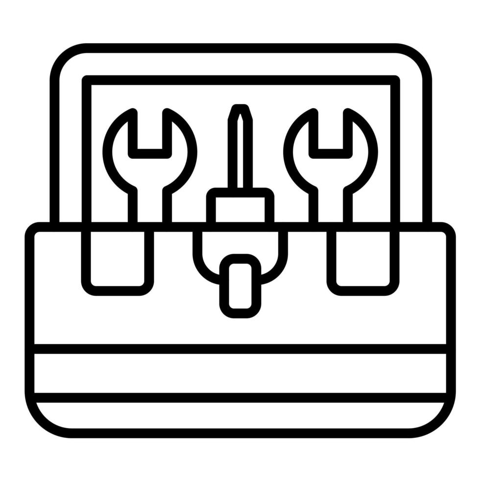 Tools Line Icon vector