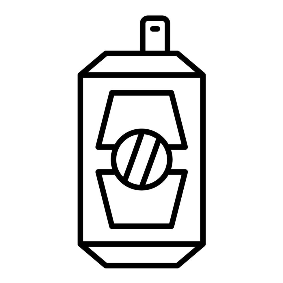 Soda Drink Line Icon vector