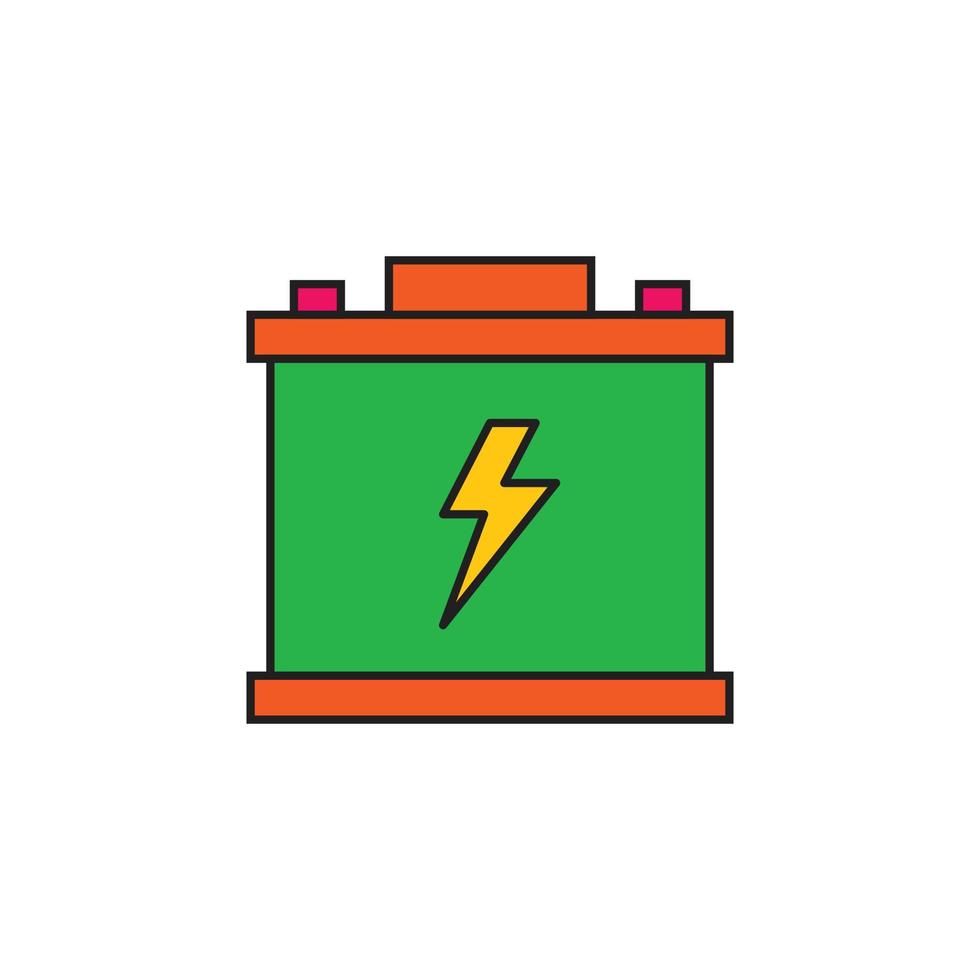 power and energy icon, flat icon vector design use for websites and apps.