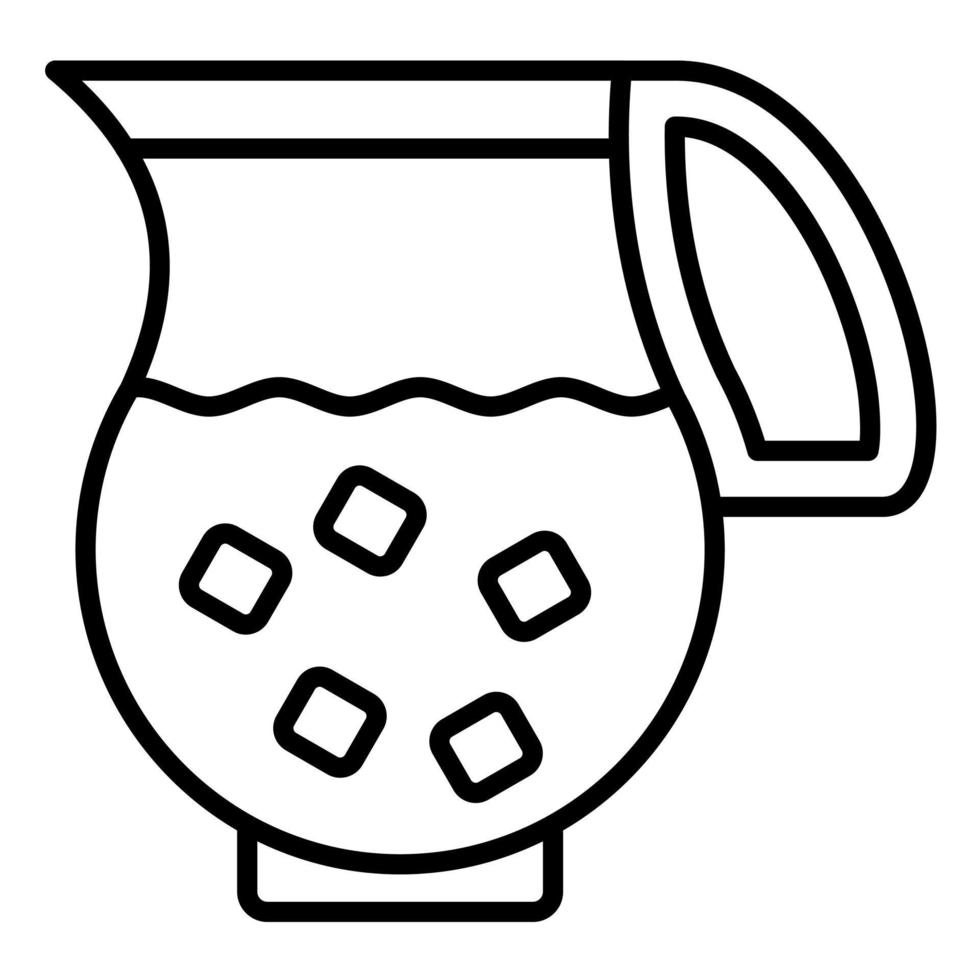 Sangria Line Icon vector