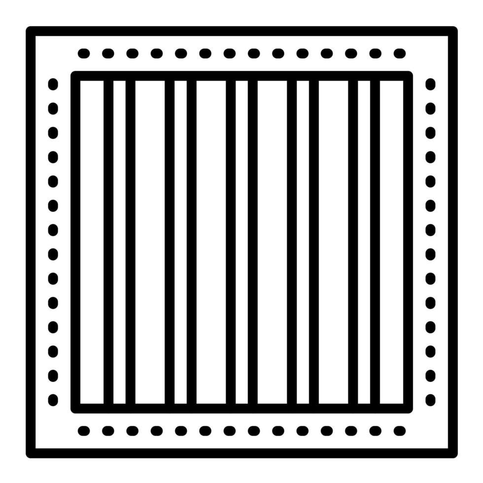 Prison Line Icon vector