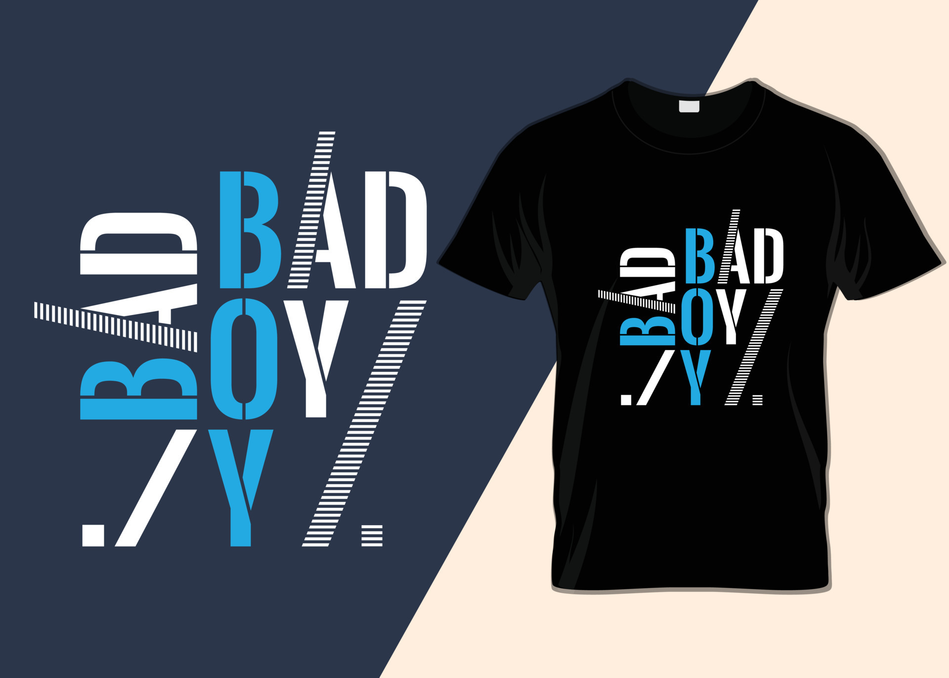 Bad Boy Minimalist T-Shirt Design 14662835 Vector Art At Vecteezy