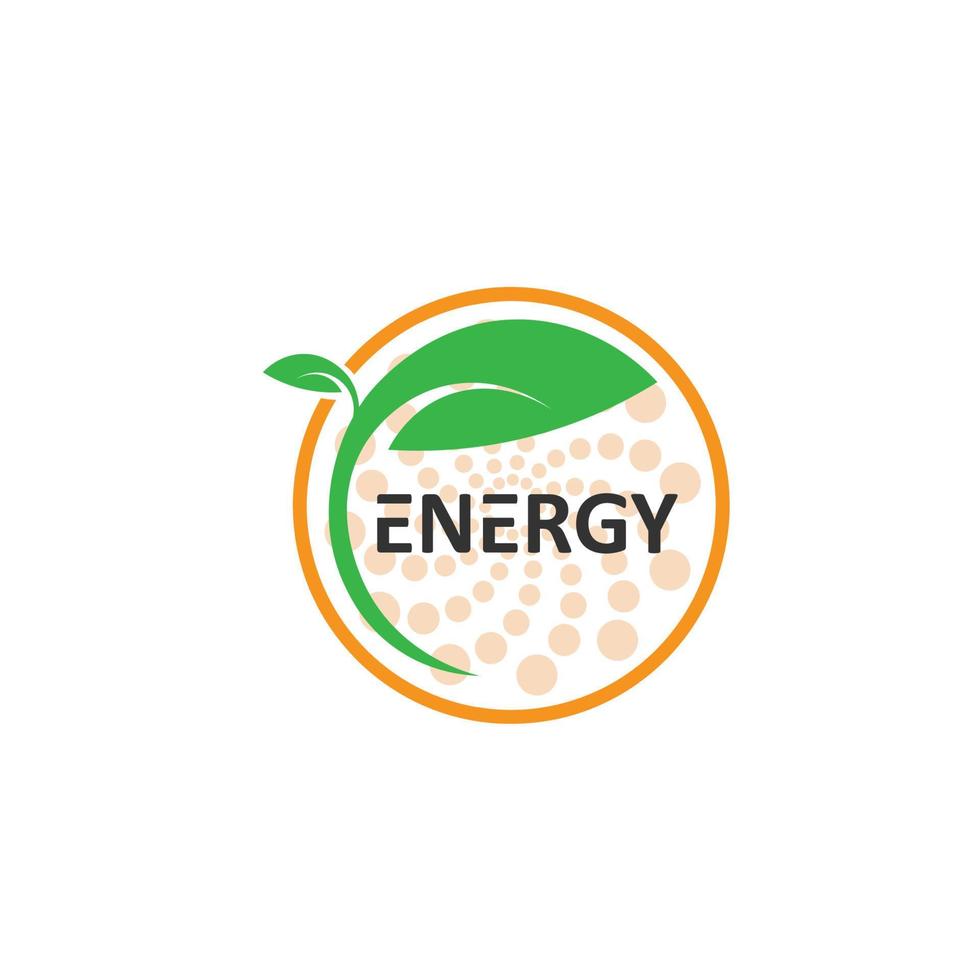 energía logo san eco tecnología eléctrica vector