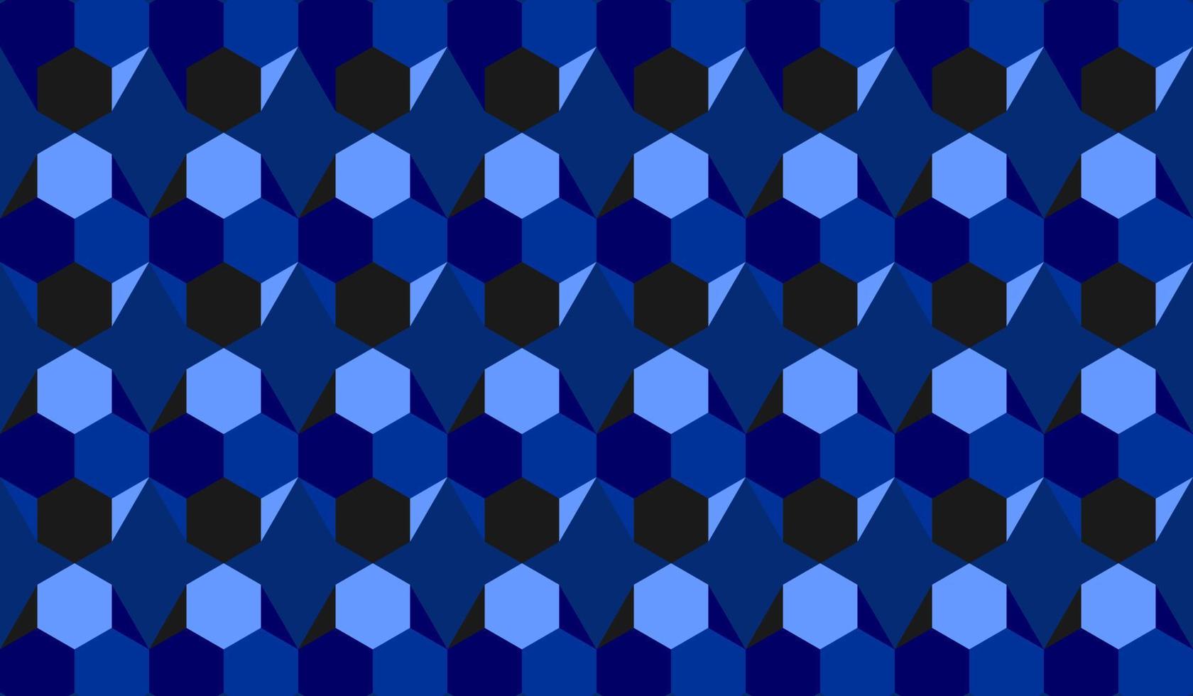 hexagon and rhombus blue black background. Creative, attractive and modern illustrations. Textures to complement your business or design needs vector