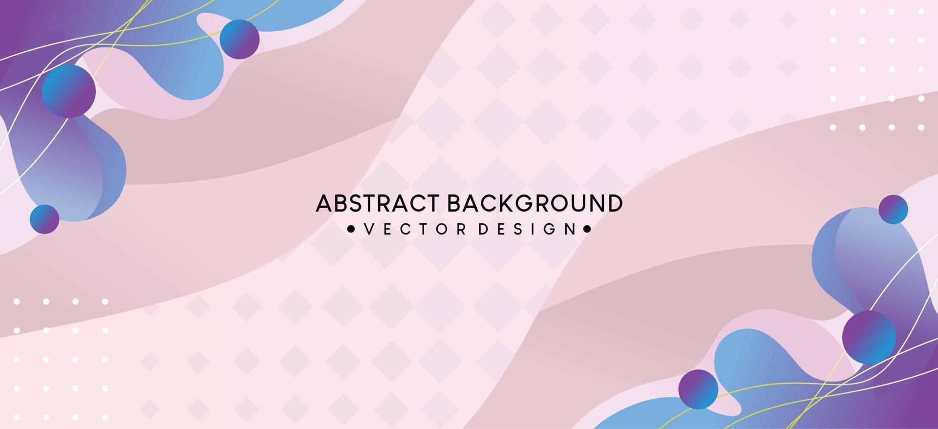 Colorful flow shape background design with soft abstract texture vector