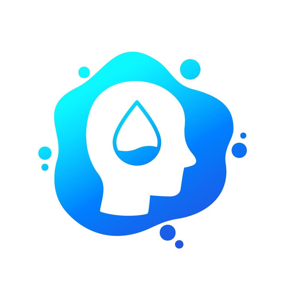 dehydration vector icon for web