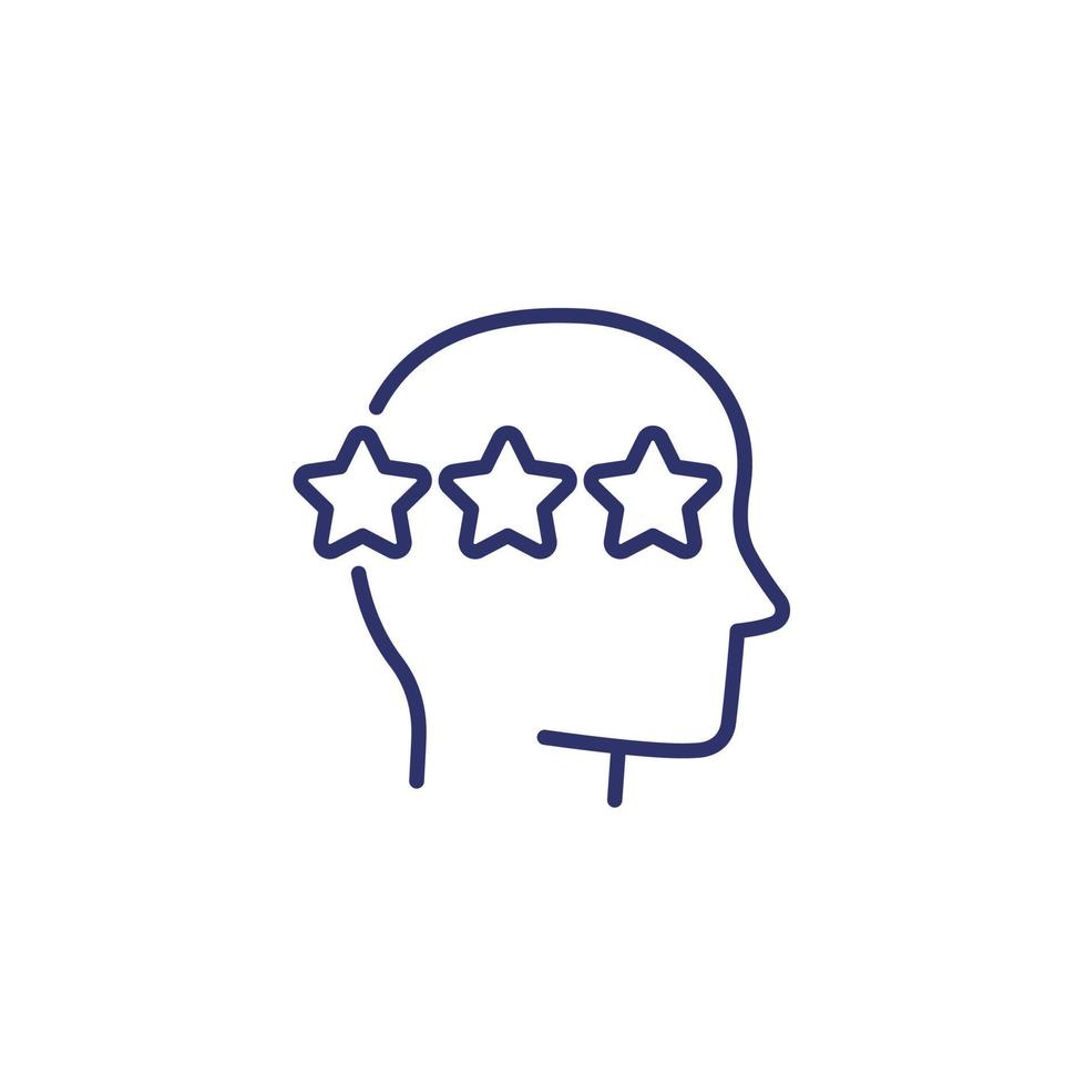 experience and skills line icon vector