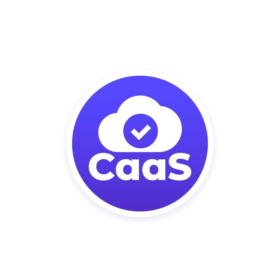 CaaS vector icon for web
