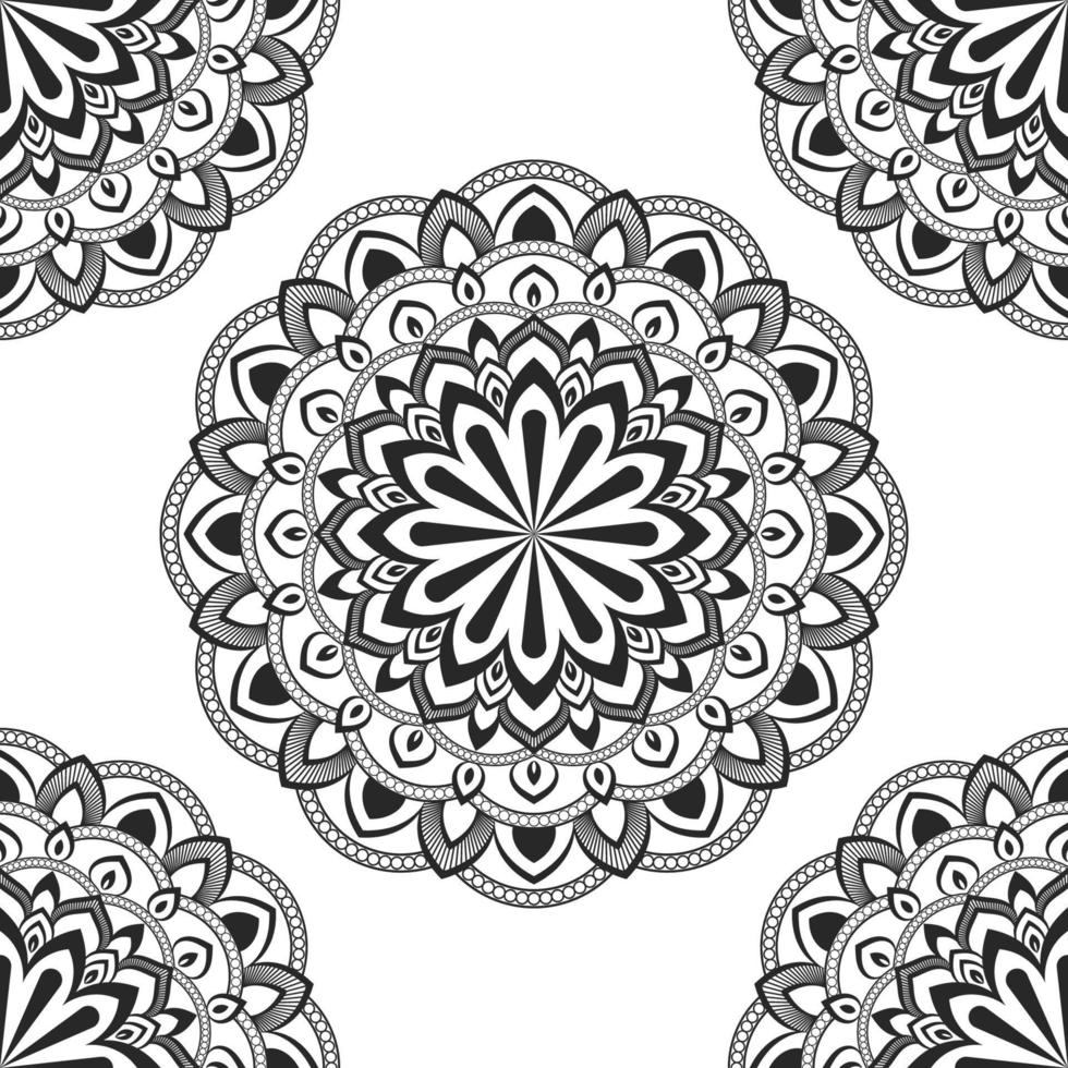 Mandala vector design template