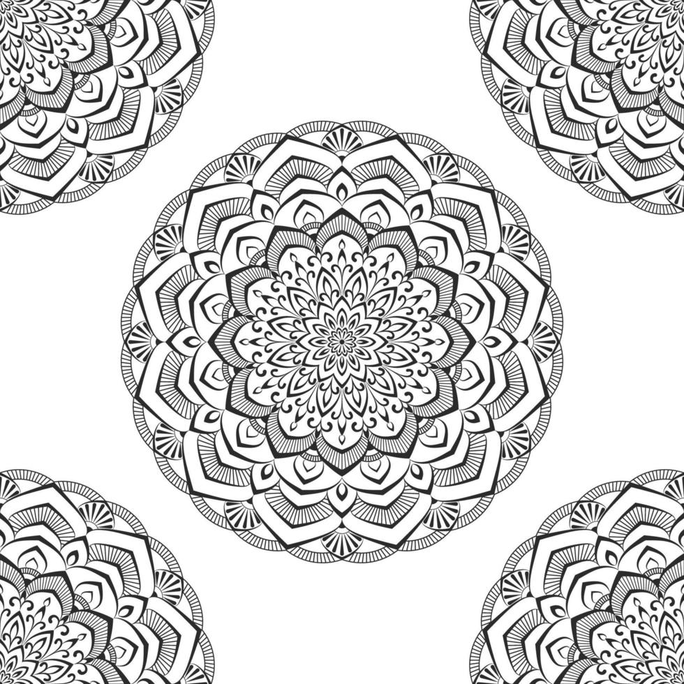 Mandala vector design template