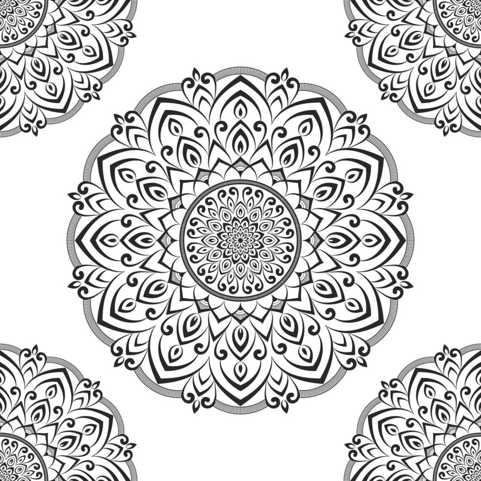 Mandala vector design template