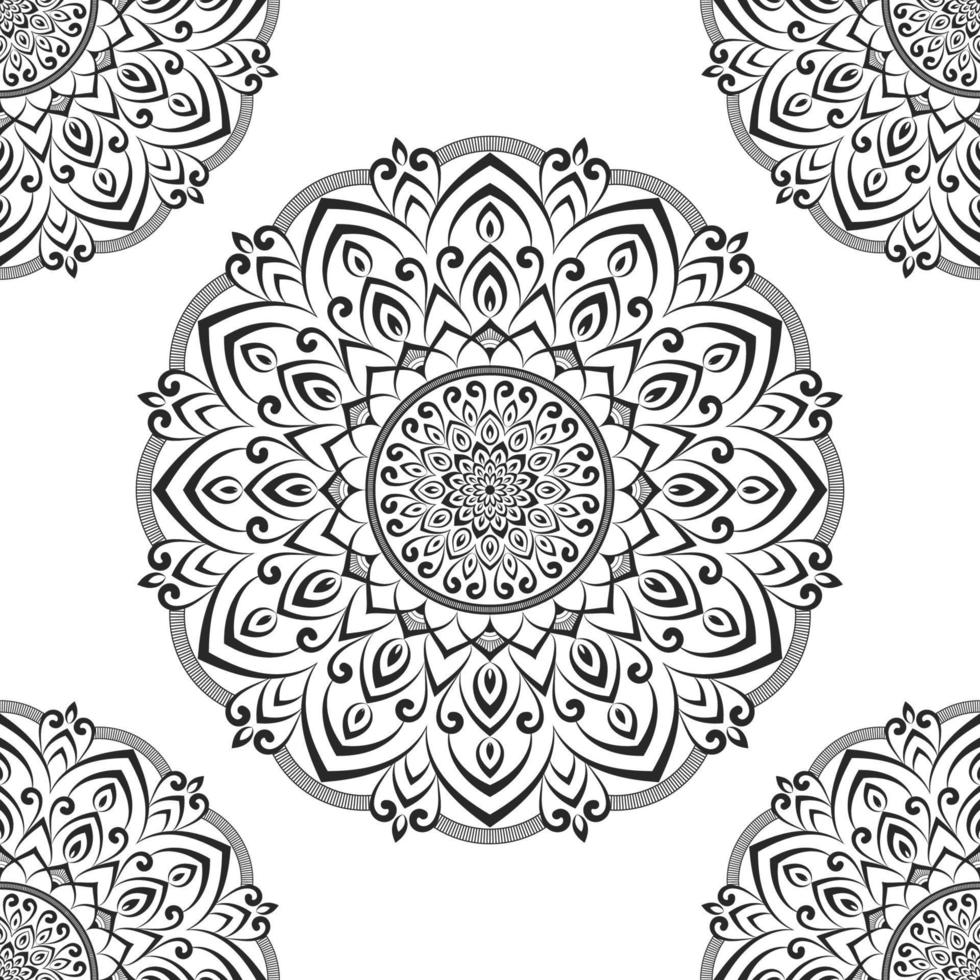 Mandala vector design template