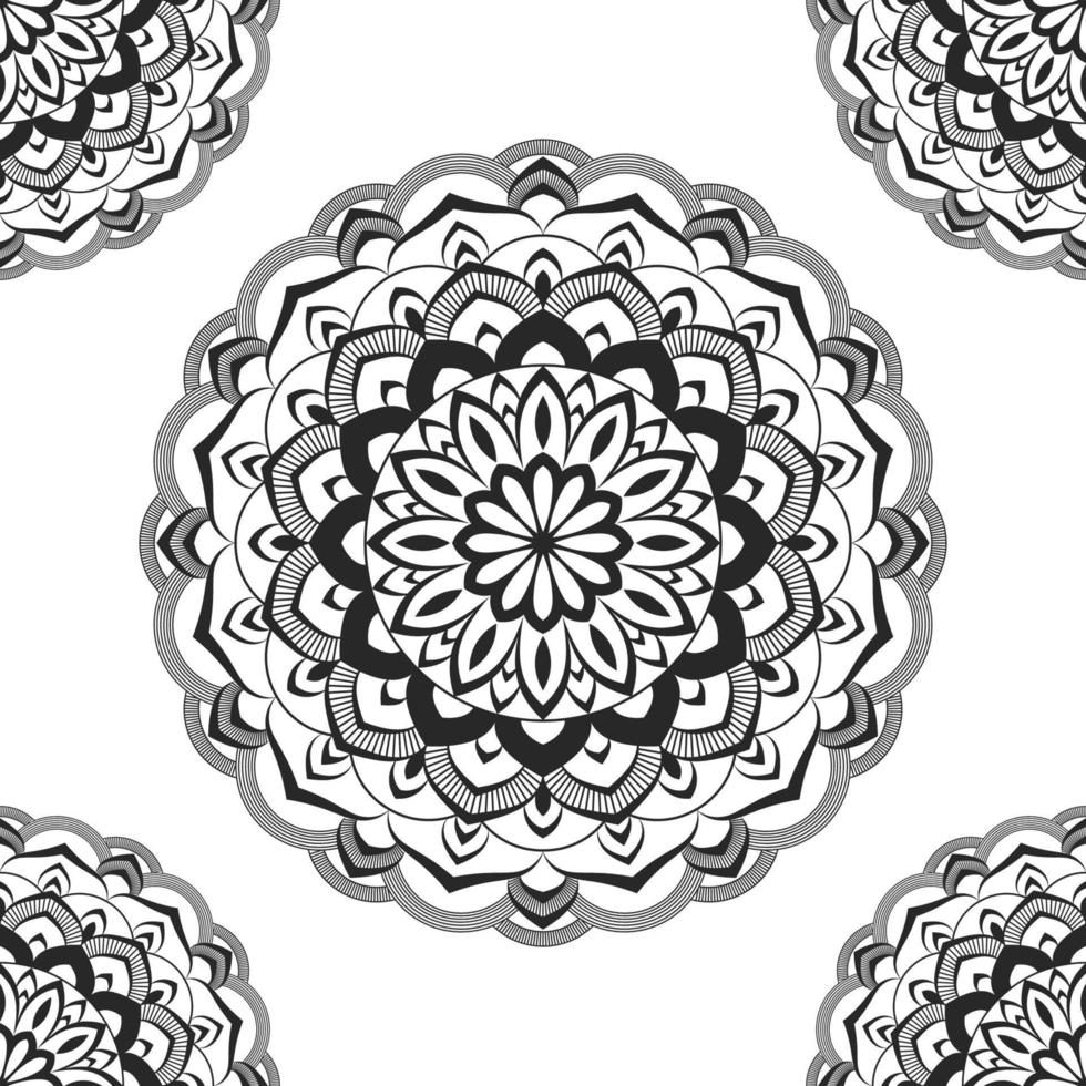 Mandala vector design template